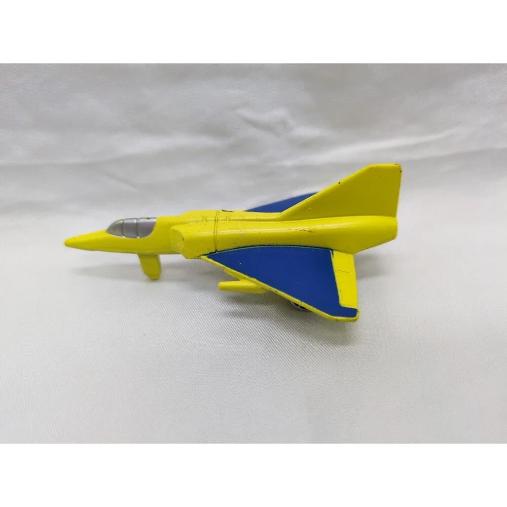 Yellow And Blue Military Fighter Diecast Plane 3